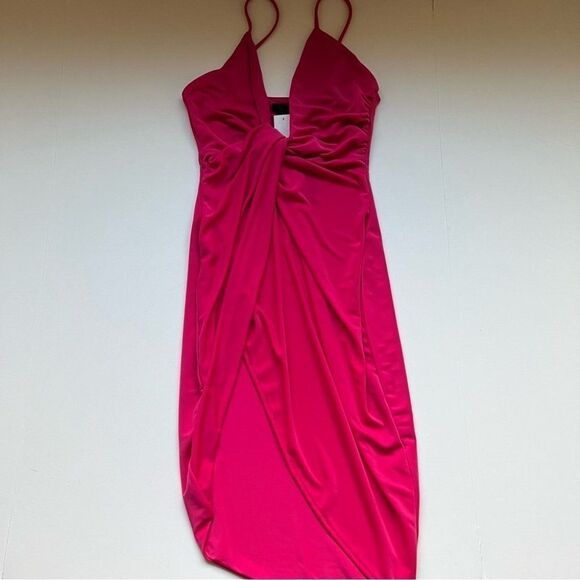 H:ours Darcy Dress in Pink Size X-Small NWT - Picture 2 of 7